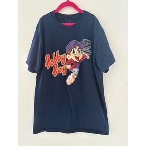 Logic Bobby Boy Navy Blue T-Shirt‎ S - Cartoon Graphic Design